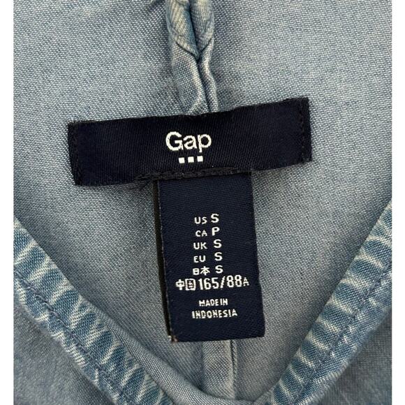 Gap Chambray Denim Dress Sz Small - Picture 2 of 5